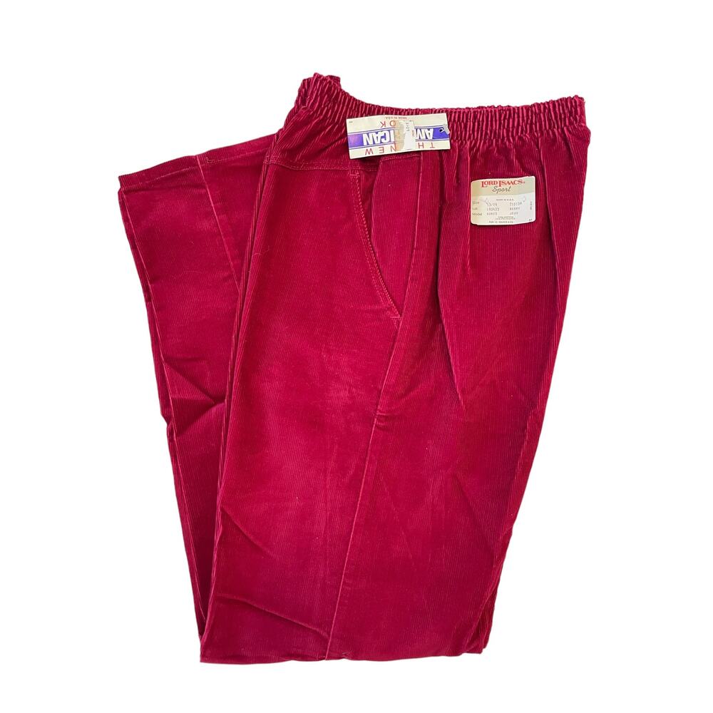 80's (1987)‎ Vintage New with Tags, Lord Isaacs Sport Corduroy, Sz 13/14